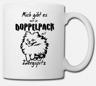 Tasse Zwergspitz "Doppelpack"