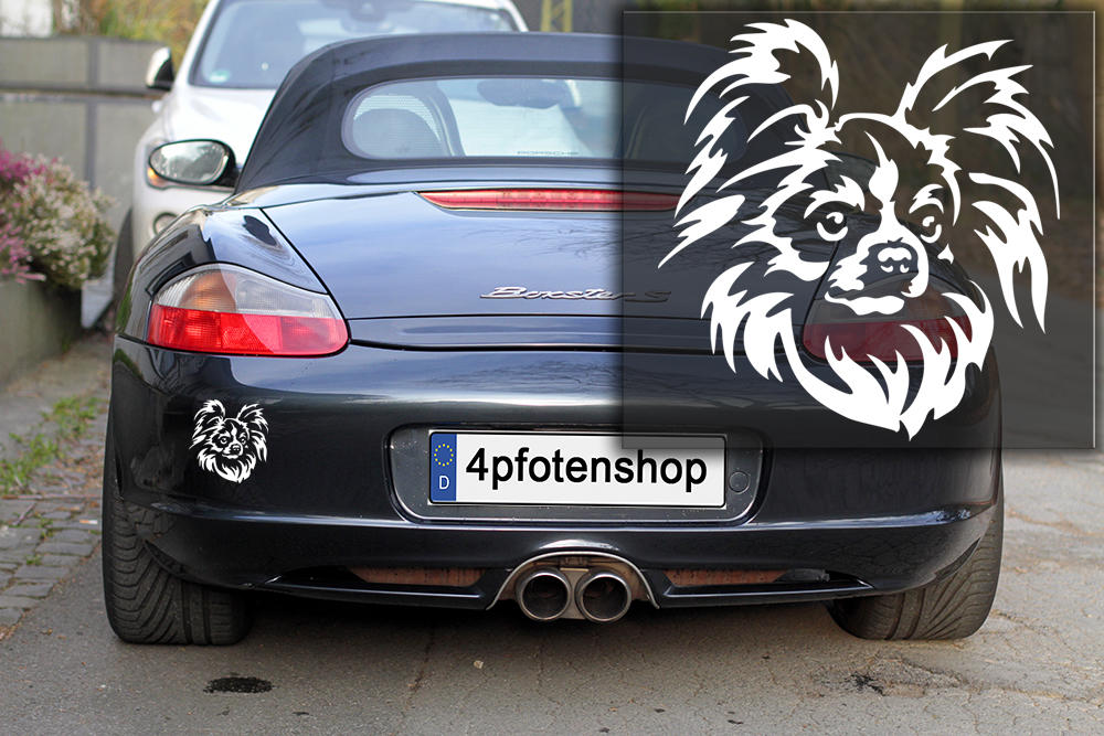 Auto Aufkleber, Chihuahua, Personalisiert Wunschname