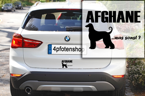 Aufkleber "Afghane ...was sonst?"