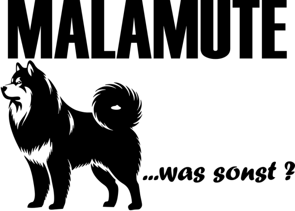 Aufkleber Alaskan Malamute