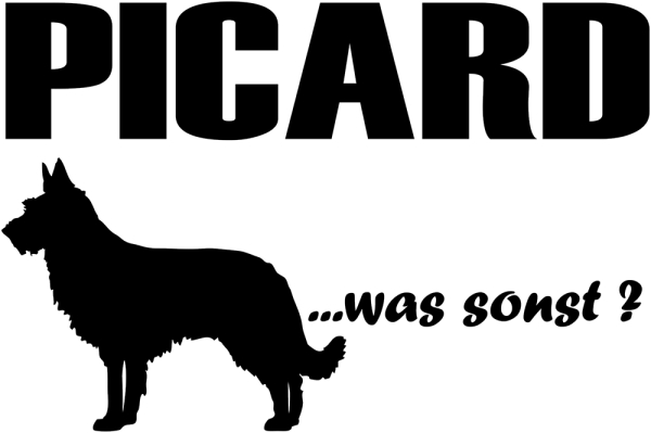 Aufkleber Picard