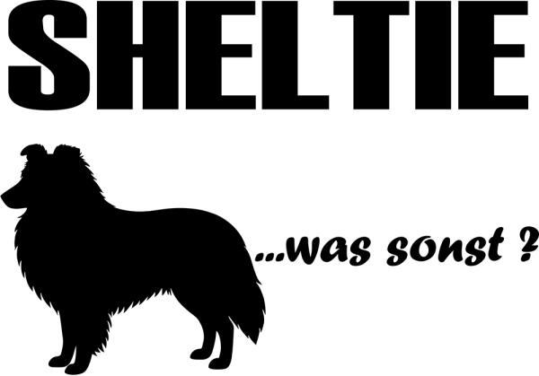 Aufkleber Sheltie