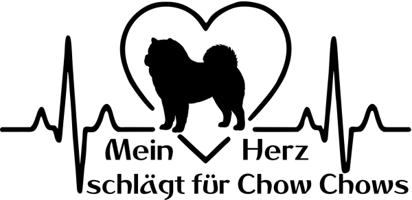 Aufkleber Chow Chow