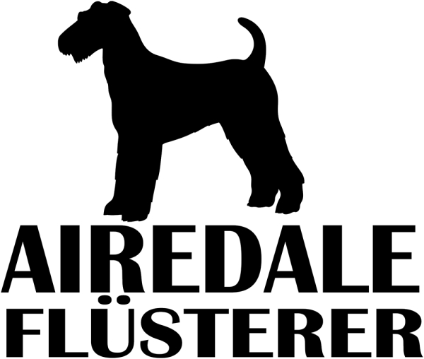 Aufkleber Airedale Terrier