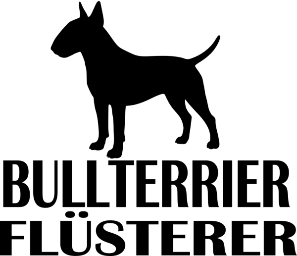 Aufkleber Bullterrier