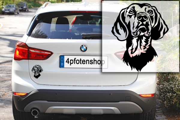 Autoaufkleber "Schillerstövare" Kopf