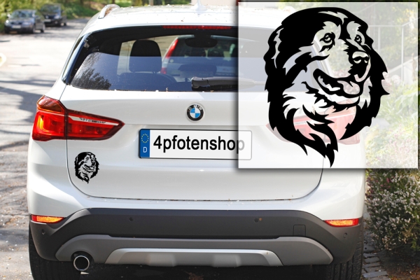 Autoaufkleber "Karst-Schäferhund (Kraski Ovca)" Kopf