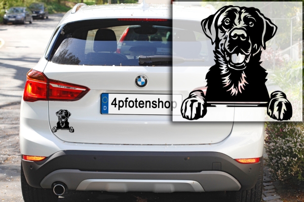 Autoaufkleber "Labrador" Kopf