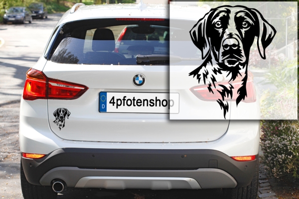 Autoaufkleber "Deutsch Kurzhaar" Kopf