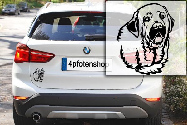 Autoaufkleber "Mastin Español" Kopf