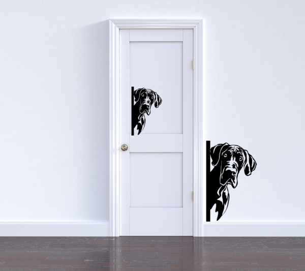 Autoaufkleber "Deutsche Dogge" Kopf