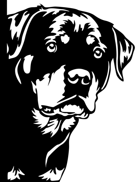 Aufkleber Husky Kopf