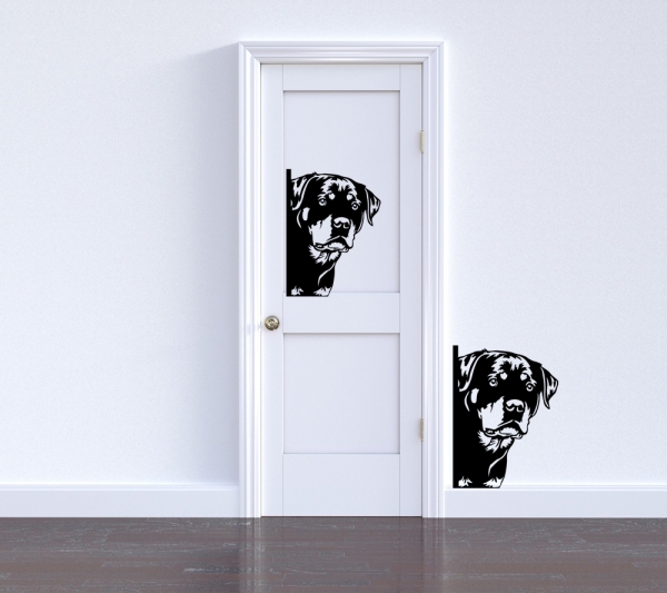 Autoaufkleber "Rottweiler" Kopf