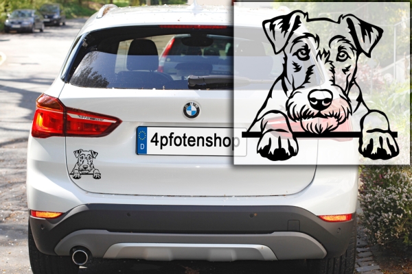 Autoaufkleber "Irish Terrier" Kopf