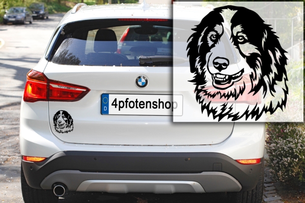 Autoaufkleber "Tornjak" Kopf