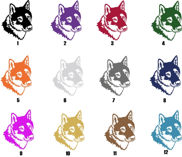 Autoaufkleber "Shikoku" Kopf