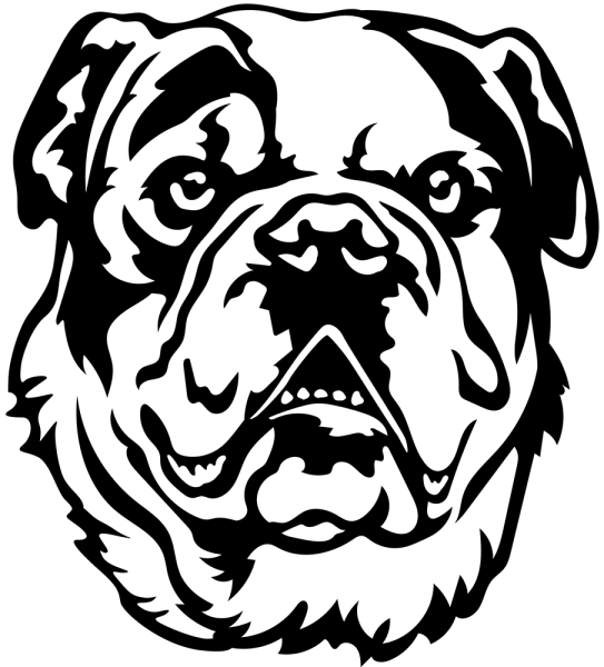 Aufkleber Continental Bulldog Kopf