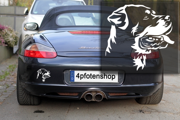 Autoaufkleber "Rottweiler" Kopf