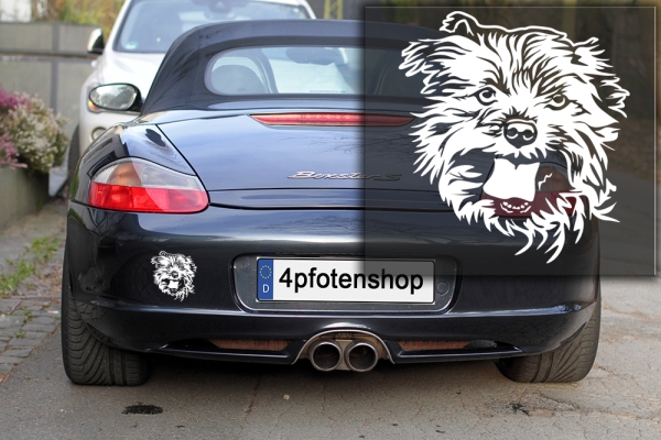 Autoaufkleber "Australian Terrier" Kopf