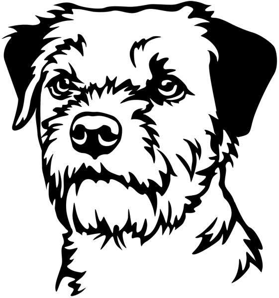 Aufkleber Border Terrier