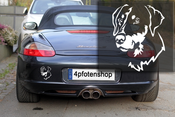 Autoaufkleber "Dobermann" Kopf