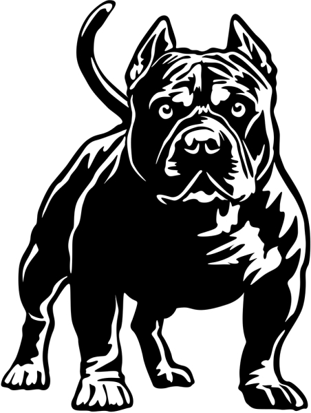 Aufkleber American Bully