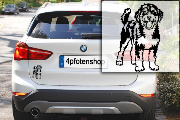 Autoaufkleber "Aussiepoo" Kontur