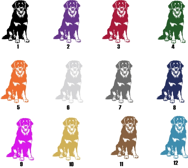 Autoaufkleber "Hovawart" Kontur