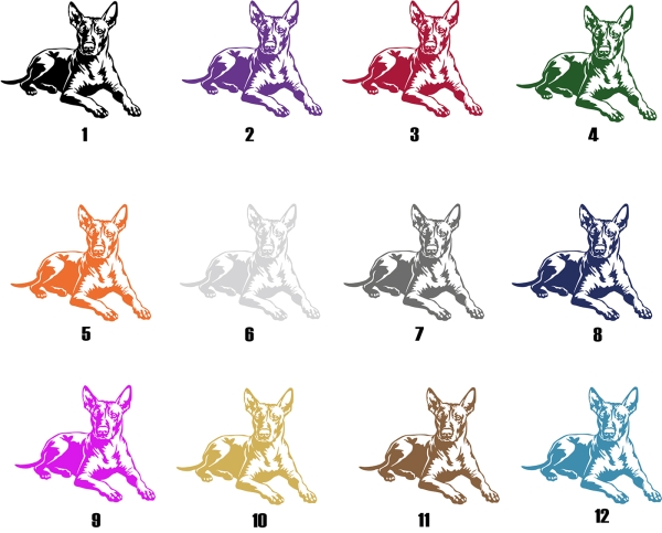 Autoaufkleber "Xoloitzcuintle" Kontur