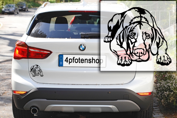 Autoaufkleber "Magyar Vizsla" Kontur