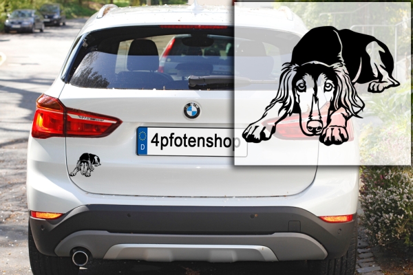 Autoaufkleber "Saluki" Kontur