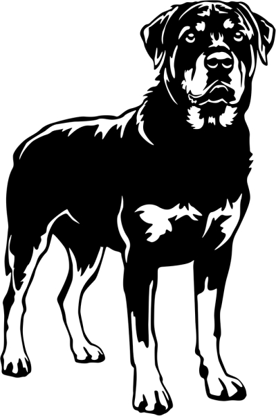 Aufkleber Rottweiler