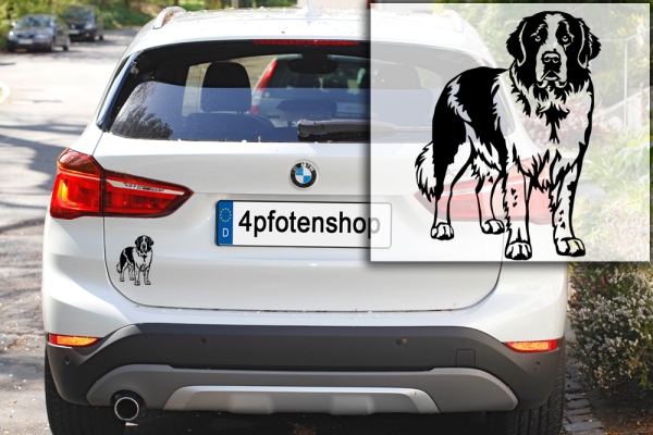 Autoaufkleber "Landseer" Kontur