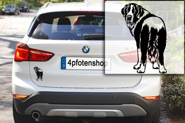 Autoaufkleber "Landseer" Kontur