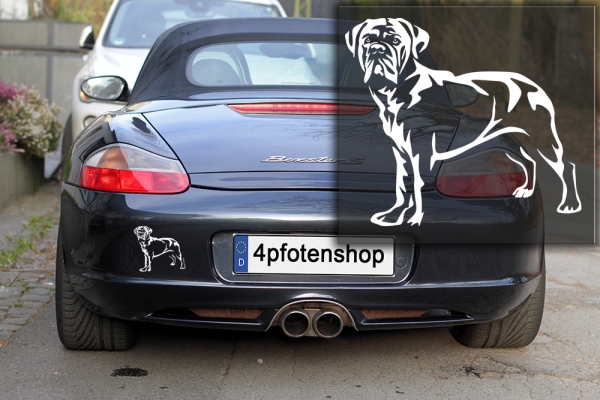 Autoaufkleber "Cane Corso" Kontur