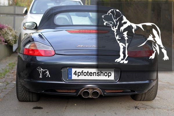 Autoaufkleber "Englischer Mastiff" Kontur