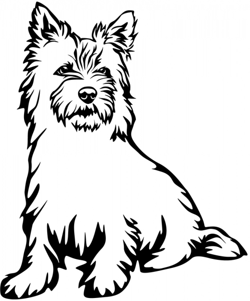 Aufkleber Cairn Terrier