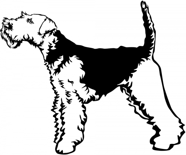 Aufkleber Welsh Terrier