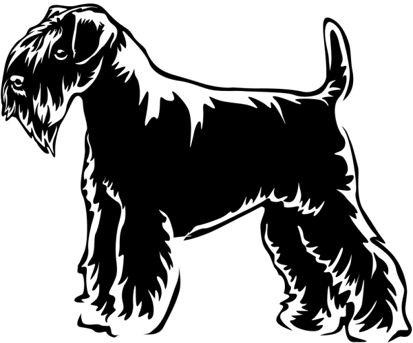 Aufkleber Schnauzer