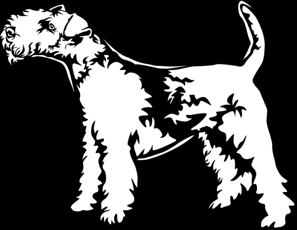 Aufkleber Lakeland Terrier