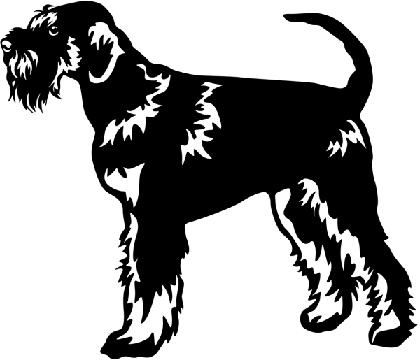 Aufkleber Schnauzer