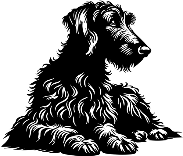 Aufkleber Deerhound