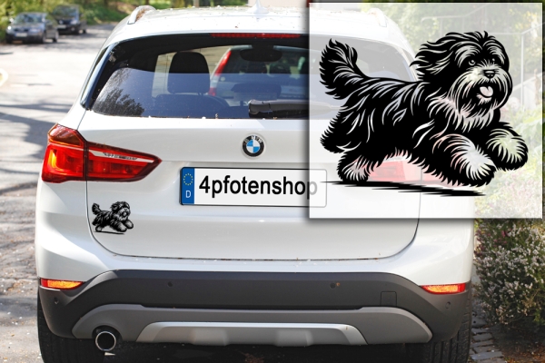 Autoaufkleber "Tibet Terrier" Kontur