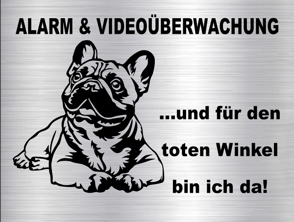 Hundeschild Französische Bulldogge