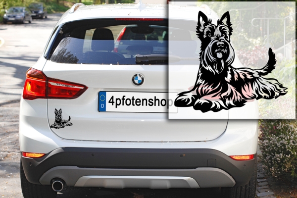 Autoaufkleber "Scottish Terrier" Kontur