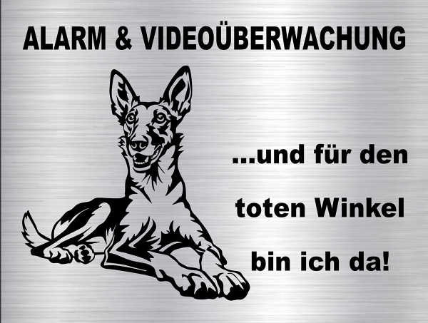 Hundeschild Podenco