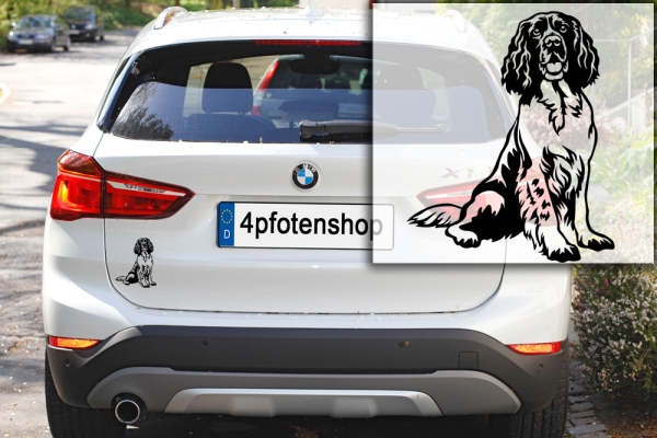 Autoaufkleber "Englischer Springer Spaniel" Kontur