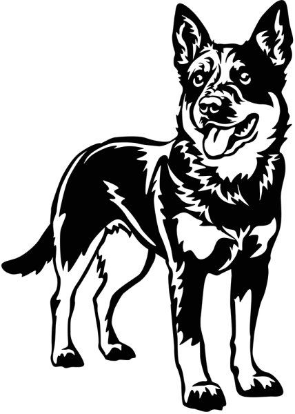 Aufkleber Australian Cattle Dog