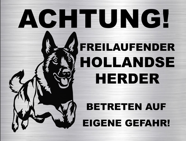 Hundeschild Hollandse Herder