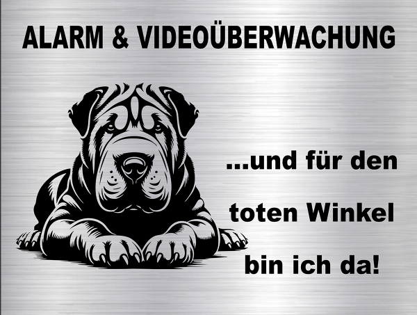 Hundeschild Shar-Pei
